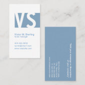 モノグモダンラム（青） 名刺 (正面/裏面)