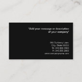 モノグモダンラム（黒） 名刺 (裏面)