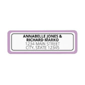 モノグモダンラ結婚ム住所 シール (正面)