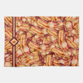 モノグラおもしろいムベーコンギャグギフト キッチンタオル (横)