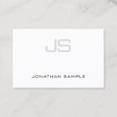 モノグラかわいらしムエレガントプロフェッショナルプ澄んラン 名刺 (正面)