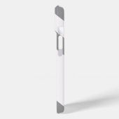 モノグラはっきりしたム付きグレーシェブロン Case-Mate iPhoneケース (裏面 / 左)