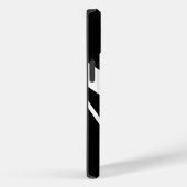 モノグラはっきりしたム白黒 Case-Mate iPhoneケース (裏面 / 右)