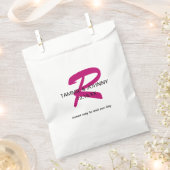 モノグラはっきりしたム |の結婚ブライダルスイーツ&グッズ フェイバーバッグ (クリップ留めされた状態)