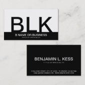 モノグラはっきりしたム 名刺 (正面/裏面)