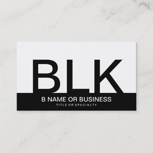 モノグラはっきりしたム 名刺 (正面)