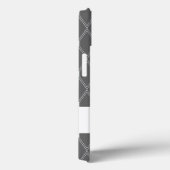 モノグラアーガイルム付きグレーラティス Case-Mate iPhoneケース (裏面 / 右)