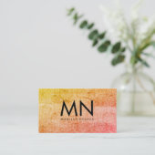 モノグラエレガントムでダマスク 名刺 (スタンド正面)