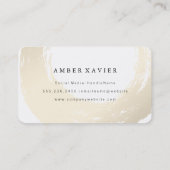 モノグラエレガントムでブラシされる 名刺 (裏面)