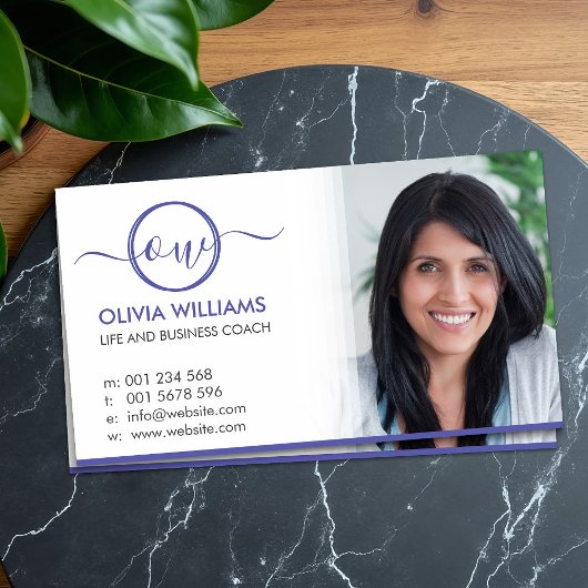 モノグラエレガントムと写真 名刺