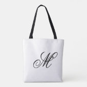 モノグラエレガントムイニシャル トートバッグ (裏面)