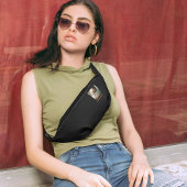 モノグラエレガントムカスタム写真名腰クロスボディ ファニーパック