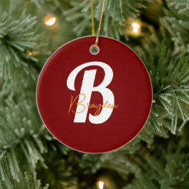 モノグラエレガントムカスタム セラミックオーナメント