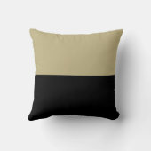 モノグラエレガントムグラデーション+名前ブラック+タン+金ゴールド クッション (裏面)