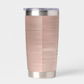 モノグラエレガントムバラ金ゴールド 保温保冷タンブラー (右面)