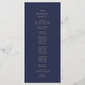 モノグラエレガントムモダンクラシック赤面結婚ズ プログラム (裏面)