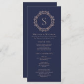 モノグラエレガントムモダンクラシック赤面結婚ズ プログラム (正面/裏面)