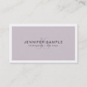 モノグラエレガントムモダンシンプルシックグラフィックトレンディー 名刺 (正面)