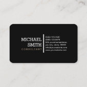モノグラエレガントムモダンタン&ブラック 名刺 (裏面)