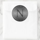 モノグラエレガントムモダンブラックとホワイトシェーディング スクエアシール (バッグ)