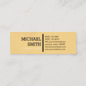 モノグラエレガントムモダンヴィンテージ#3 スキニー名刺 (裏面)