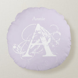 モノグラエレガントムユニークモダンテンプレート ラウンドクッション