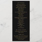 モノグラエレガントムリース結婚式 プログラム (裏面)