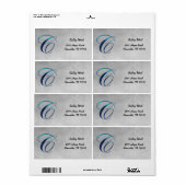 モノグラエレガントム住所 シール (フルシート)