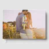 モノグラエレガントム写真結婚のゲストブック ゲストブック (正面)