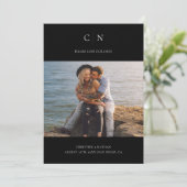 モノグラエレガントム写真QRコード セーブザデート (スタンド正面)