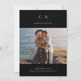 モノグラエレガントム写真QRコード セーブザデート