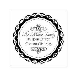 モノグラエレガントム差出人住所 セルフインキングスタンプ