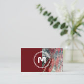 モノグラエレガントム構造の2トーン 名刺 (スタンド正面)