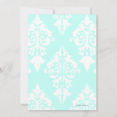 モノグラエレガントム結婚のリハーサル招待状 招待状 (裏面)