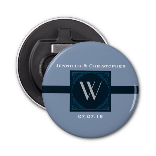 モノグラエレガントム結婚式の引き出物 栓抜き (正面)