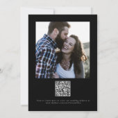 モノグラエレガントム結婚式招待状写真 招待状 (裏面)