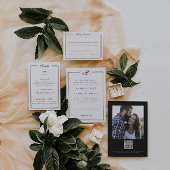 モノグラエレガントム結婚式招待状 招待状