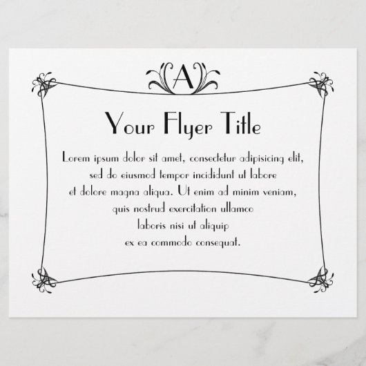 モノグラエレガントム縁どでカスタマイズ可能 チラシ (正面)