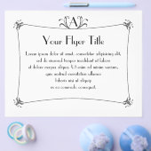 モノグラエレガントム縁どでカスタマイズ可能 チラシ (シングル)