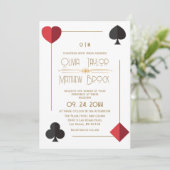 モノグラエレガントム遊のカード結婚式招待状 招待状 (スタンド正面)