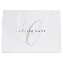 モノグラエレガントム | グレーと白（編集可能）