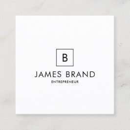 モノグラエレガントム スクエア名刺