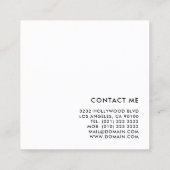 モノグラエレガントム スクエア名刺 (裏面)