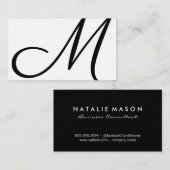 モノグラエレガントム 名刺 (正面/裏面)