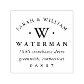 モノグラエレガントム |差出人住所 セルフインキングスタンプ (デザイン)