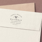 モノグラエレガントム |差出人住所 セルフインキングスタンプ