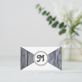 モノグラオーガニックム木白の三角形 名刺 (スタンド正面)