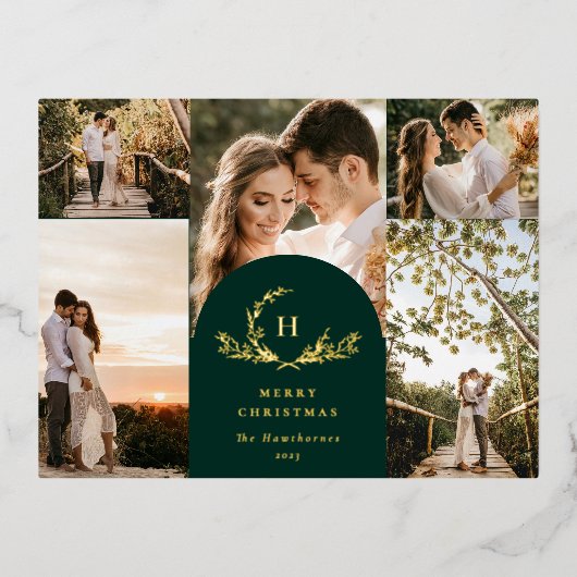 モノグラオーガニックム5写真 箔シーズンポストカード (正面)