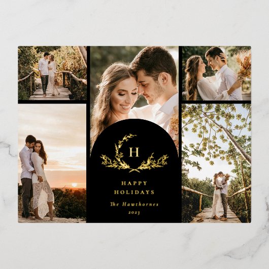 モノグラオーガニックム5写真 箔シーズンポストカード (正面)