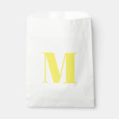 モノグラカスタマイズムイニシャル黄白色 フェイバーバッグ (正面)